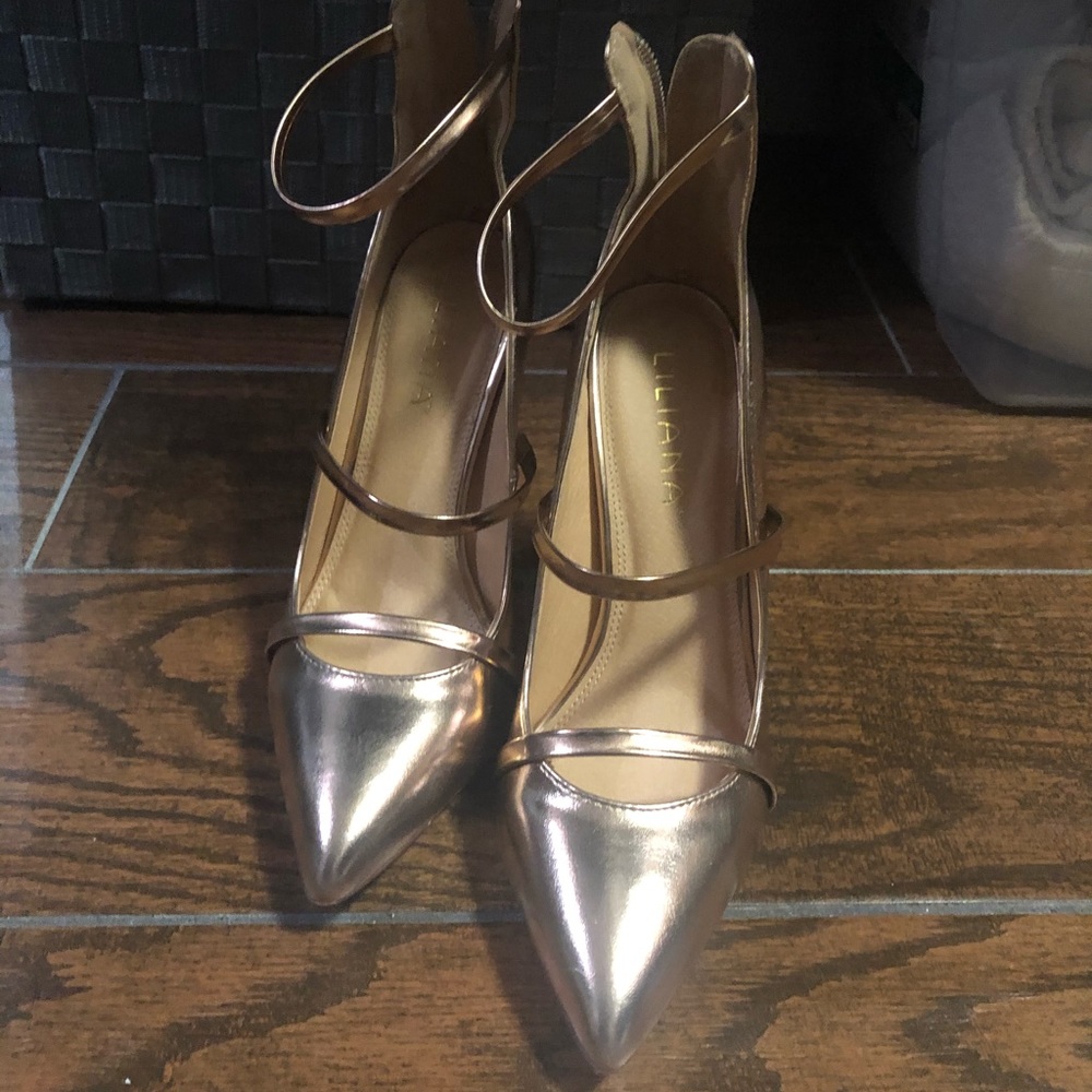 Rose Gold High Heels